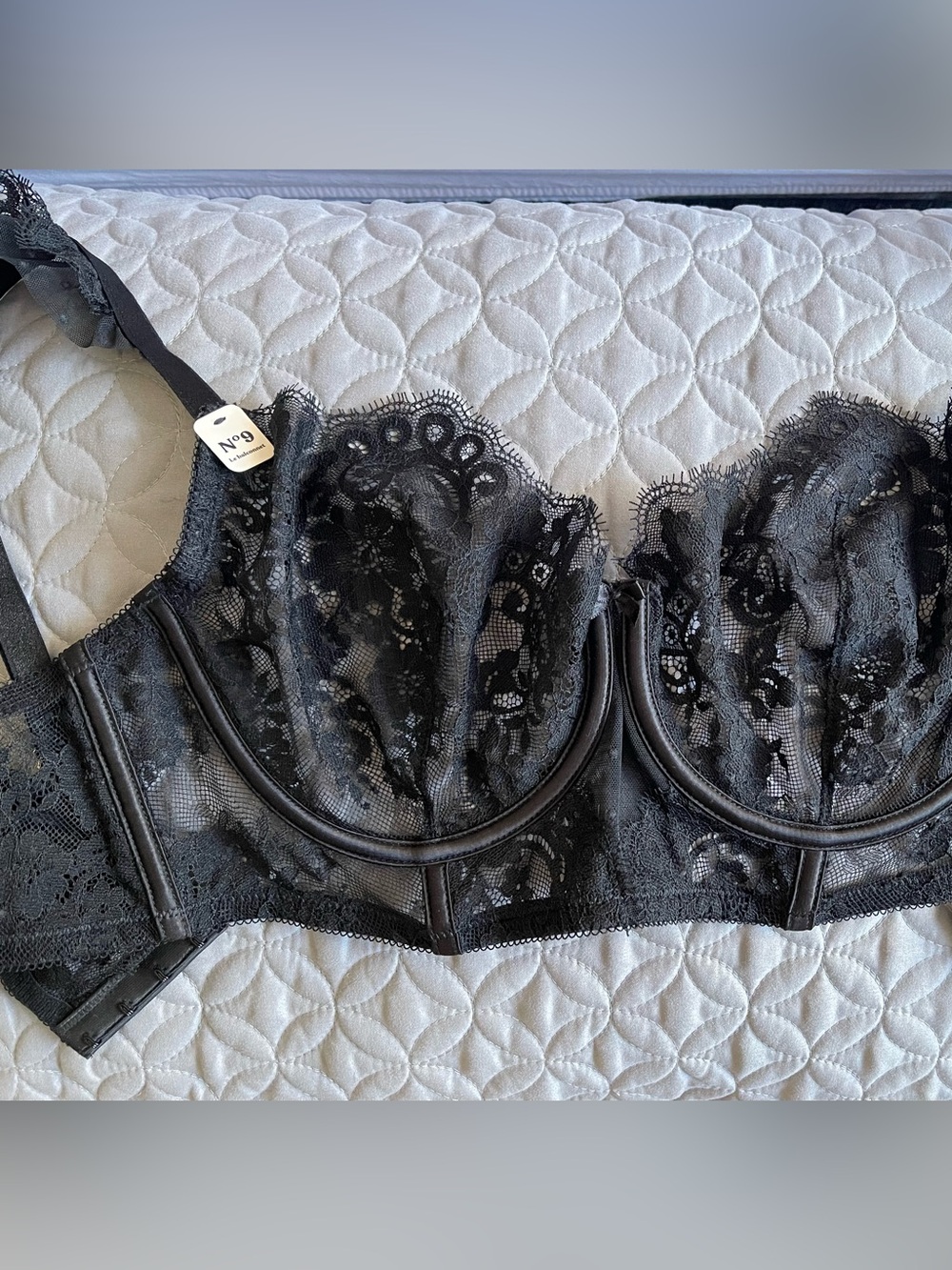 Etam Paris French lingerieBlack Bustier - 34DD (E)